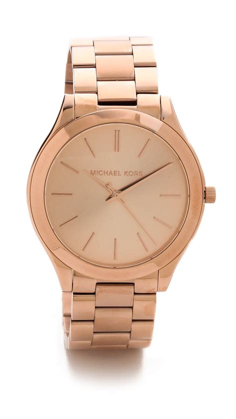 slim runway michael kors watch